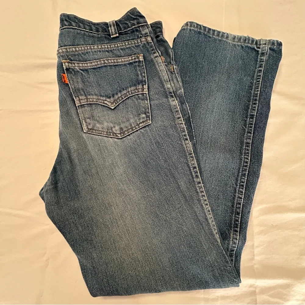 Vintage Levi's Orange Tab Jeans – W32 L30, Skosh Fit, Distressed Pockets, Y2K